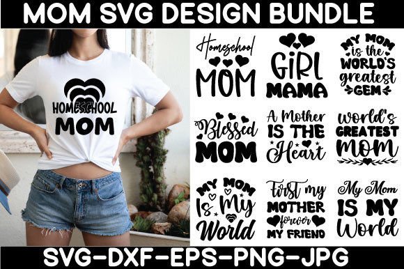 Download Mom Svg Design Bundle - Mom svg design Collection