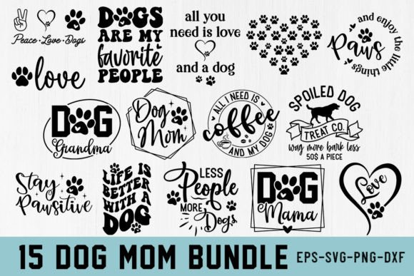 Download Dog Mom Svg Bundle Funny Quotes - Quote Collection