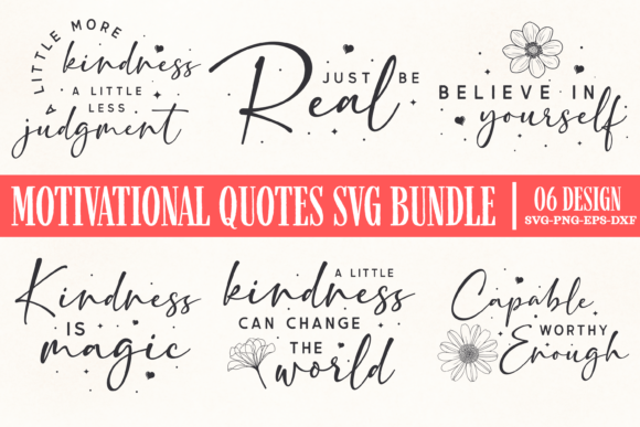Download Motivational Quotes SVG Bundle - Quote Collection