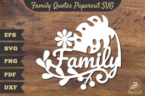 Download Family Quotes Papercut SVG 1 - Quote Collection