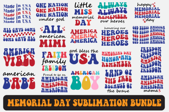 Download Memorial Day Svg Sublimation Bundle - Memorial day svg Collection