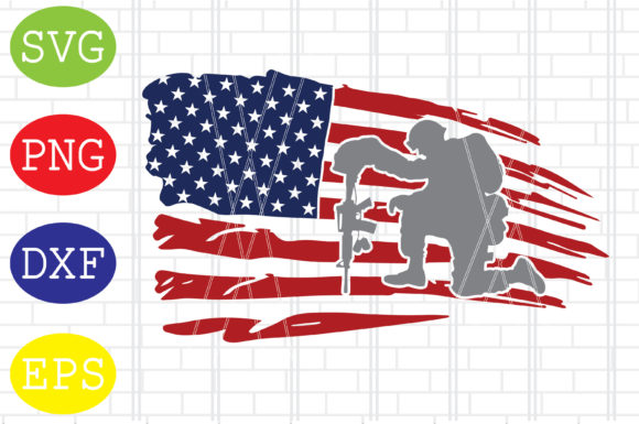 Download Flag with Soldier Svg, Memorial Day Svg - Memorial day svg Collection