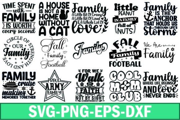 Download Family Quotes SVG Bundle - Quote Collection