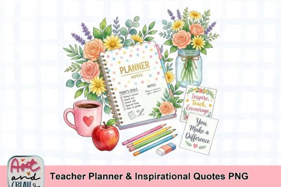 Download Teacher Planner &amp; Inspirational Quotes PNG - Quote Collection