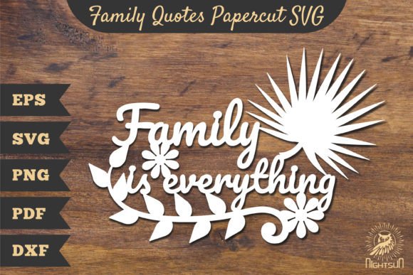 Download Family Quotes Papercut SVG 6 - Quote Collection