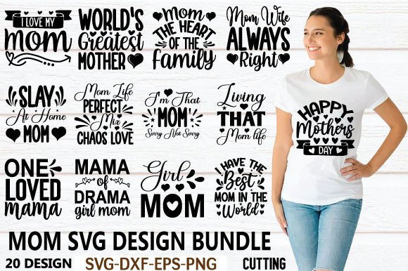 Download Mom SVG Design Bundle - Mom svg design Collection