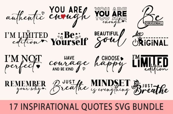 Download Boho Inspirational Quotes Svg Bundle,PNG - Quote Collection