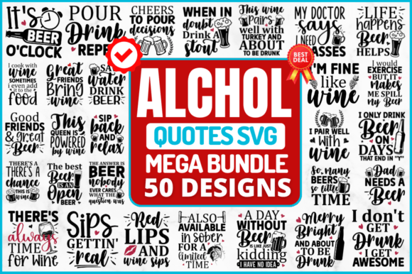 Download Alcohol Quotes SVG Bundle - Quote Collection
