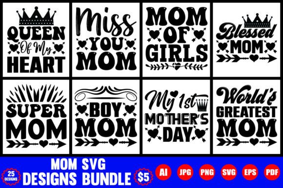 Download Mom SVG Design Bundle - Mom svg design Collection