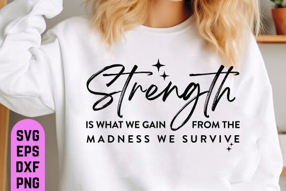 Download Positive Quote Svg, She is Strong SVG - Quote Collection