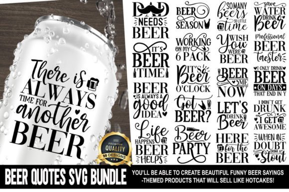 Download Beer Quotes SVG Bundle - Quote Collection